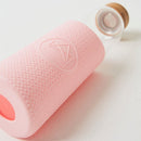 Glass Reusable Bottle: Flamingo Pink