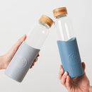 Glass Reusable Bottle: Forever Young Grey