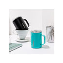 Corkcicle Reusable Mug with Handle: Gloss Turquoise