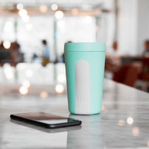 Hip Reusable Travel Cup - Mint & Cloud