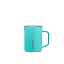 Corkcicle Reusable Mug with Handle: Gloss Turquoise