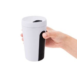 Hip Reusable Travel Cup - Cloud Grey & Midnight Black