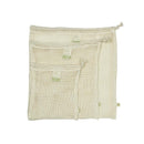 A Slice of Green organic cotton mesh produce Bags - Variety pack set of 3