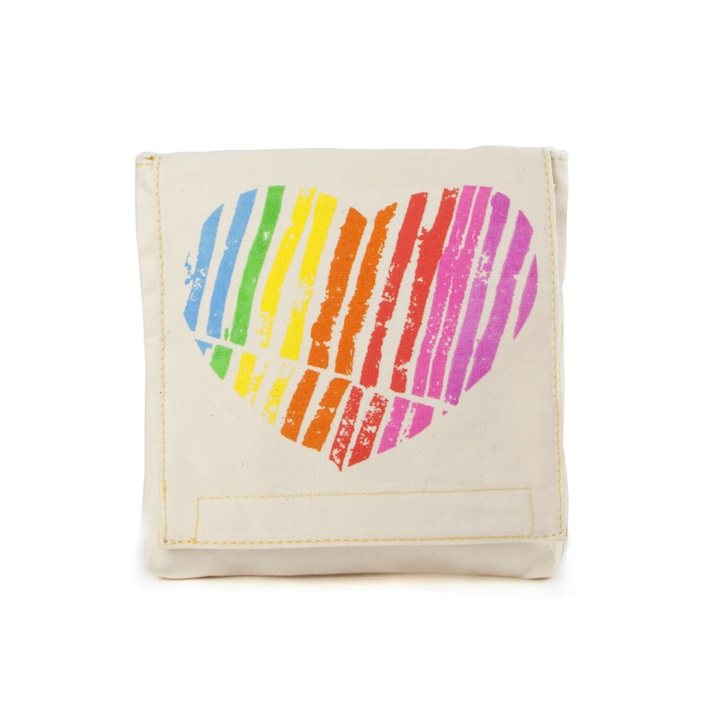 Reusable Organic Cotton Snack Packs: Mighty Love