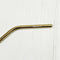 Qwetch Gold Stainless Steel Reusable Drinking Straw with bend