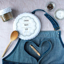 Bowl Over Reusable Cotton Bowl Covers: Write on wash out BLUE PEN